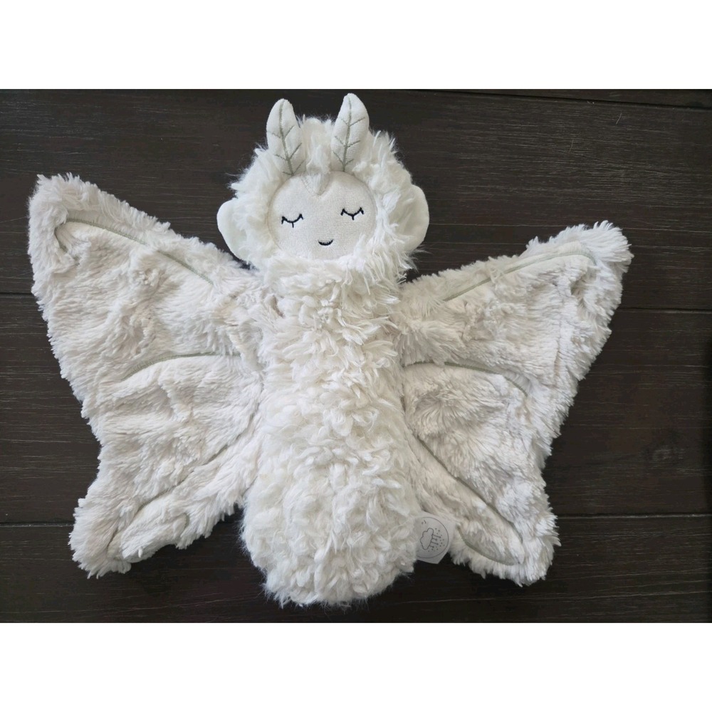 Slumberkins Plush White Original Sprite Snuggler Moth Butterfly lovey